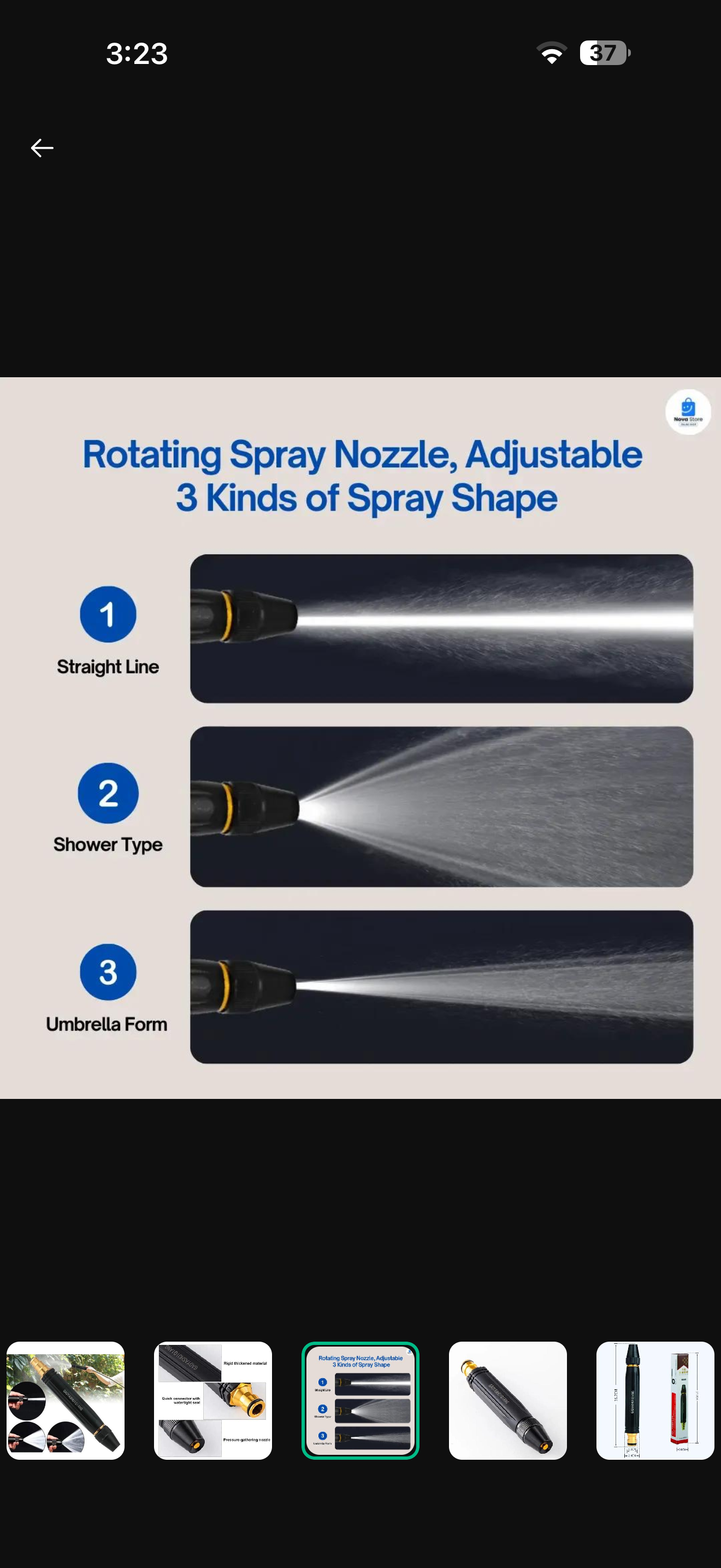 Nozzle – Multi-Purpose Metal Water Gun